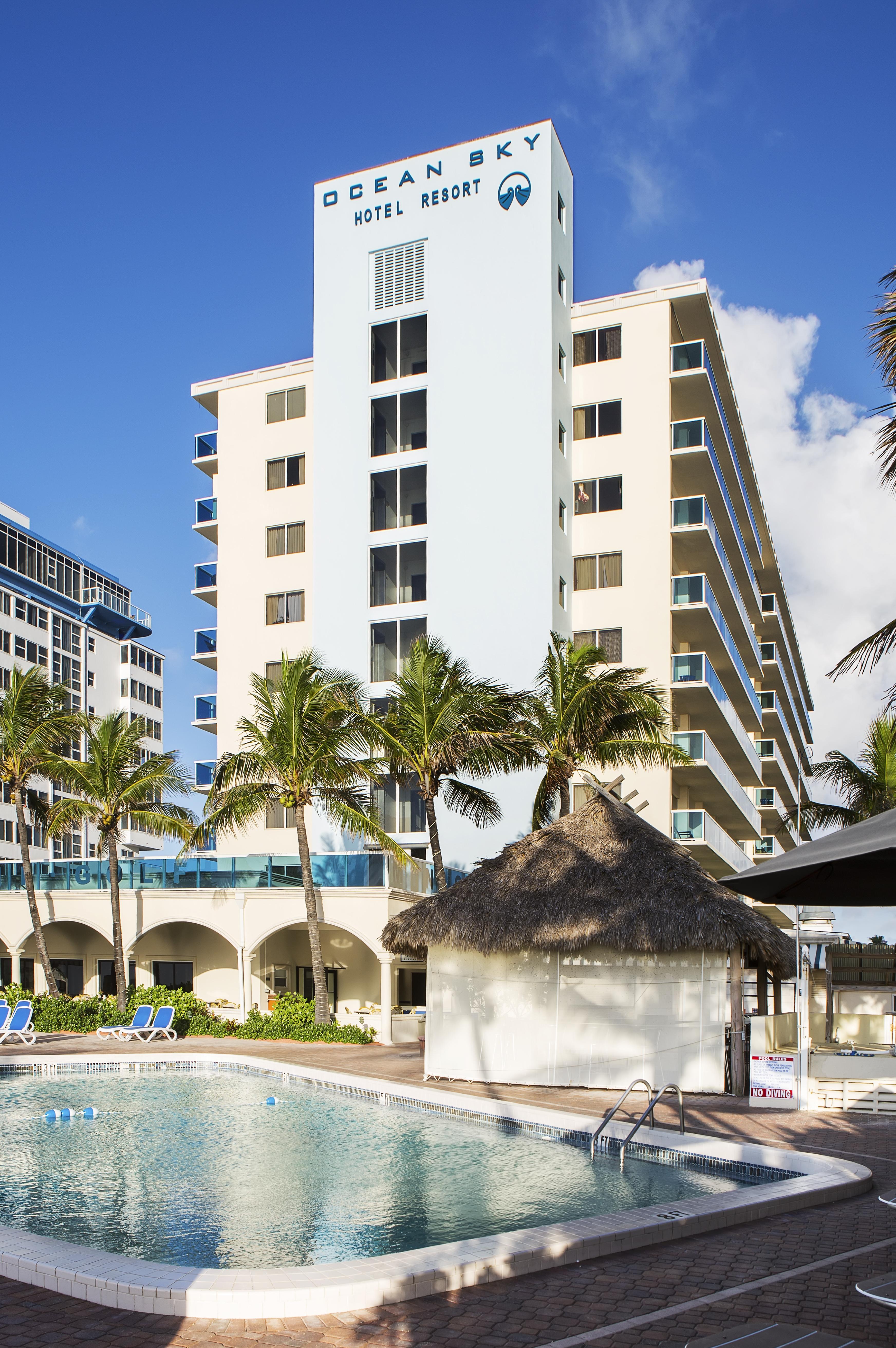 Ocean Sky Hotel & Resort Fort Lauderdale Exterior foto