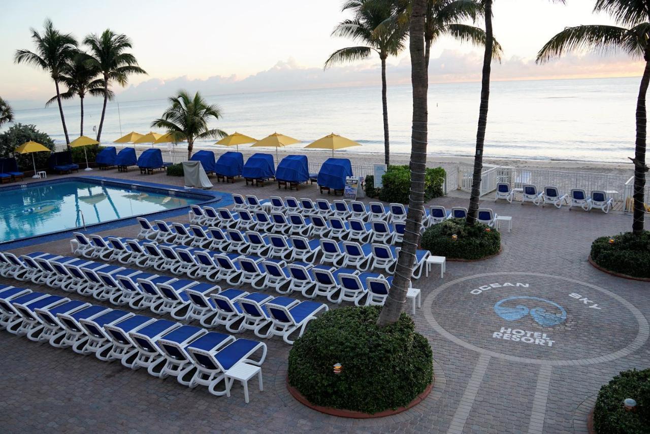 Ocean Sky Hotel & Resort Fort Lauderdale Exterior foto